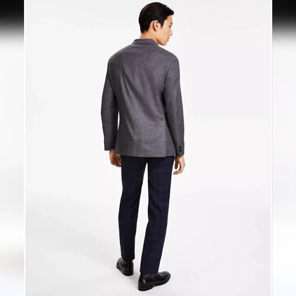 Lauren Ralph Lauren Gray Slimming Suit Jacket Size 36‎